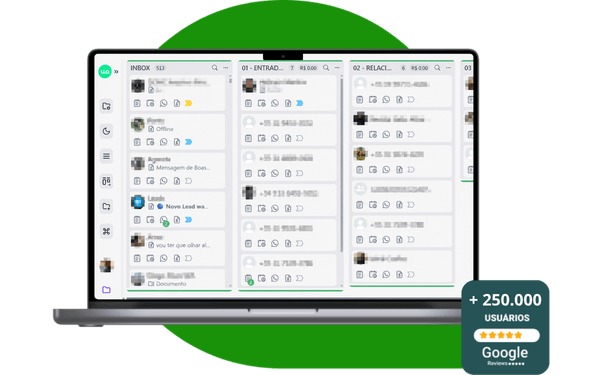 waTidy no WhatsApp Web — CRM Kanban e funcionalidades